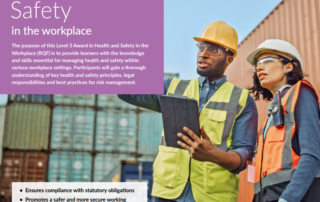 Level 3 Award in Health and Safety in the Workplace course promotional image showing workers in PPE
